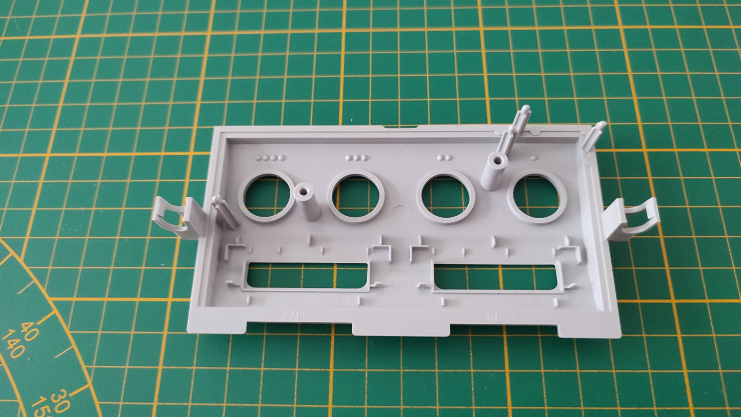 Plasturgie façade avant H1-3 pièce détachée console de jeux Nintendo Gamecube DOL-001 (EUR) #E35