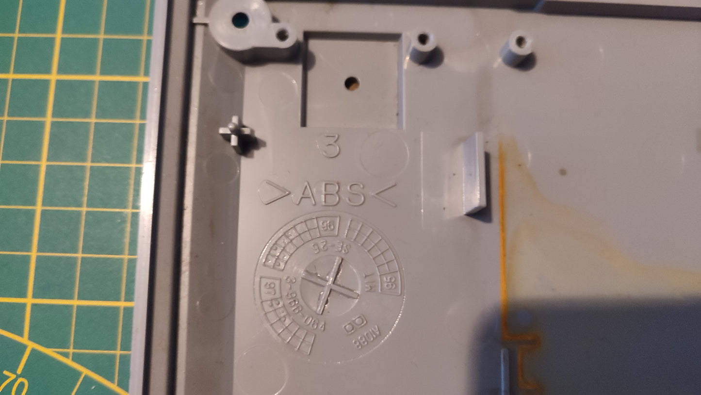 Plasturgie inférieure ABS 3 pièce détachée console de jeux Sony Playstation 1 Ps1 SCPH-1002 #D45