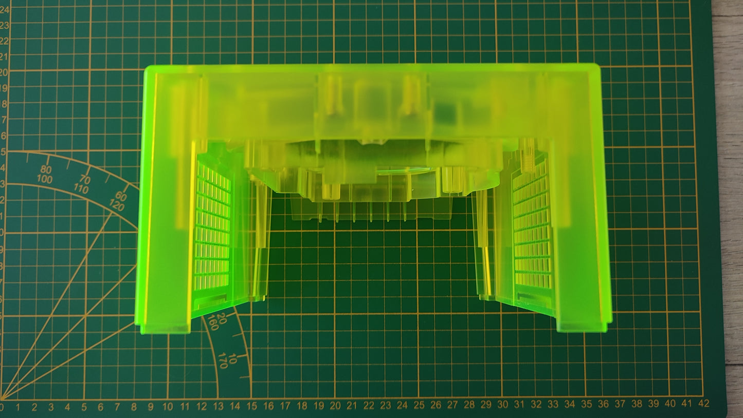 Plasturgie supérieure jaune transparente pièce détachée pour console de jeux Nintendo Game cube DOL-001 - DOL-101