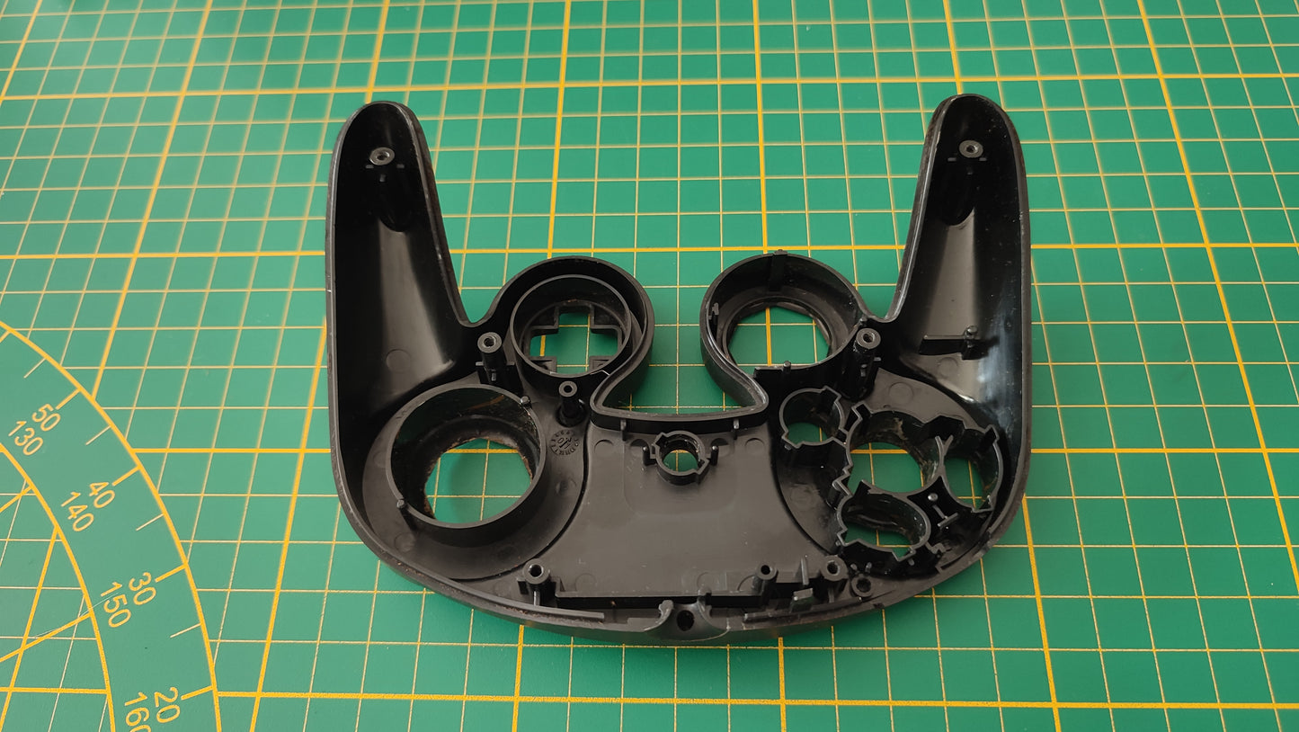 Plasturgie supérieure pièce détachée manette console de jeux Nintendo Gamecube DOL-003 noir #D42