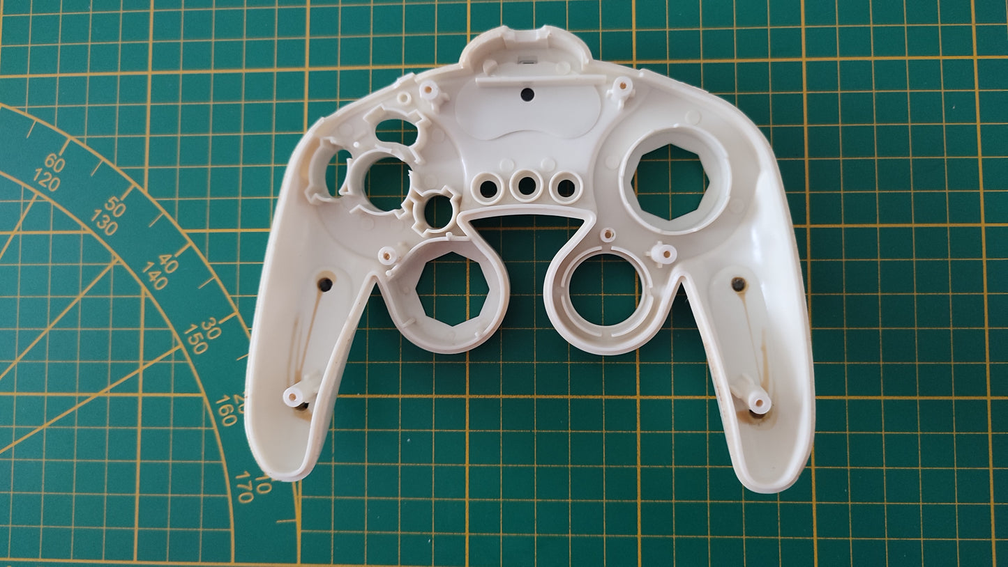 Plasturgie supérieure pièce détachée manette de jeux vidéo Nintendo Game cube Gamecube Bigben GCPADW #E35