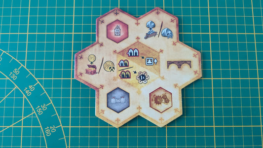 Plateau action n°1 Praga Caput Regni vladimir suchy Delicious Games pièce détachée jeu de société #E34