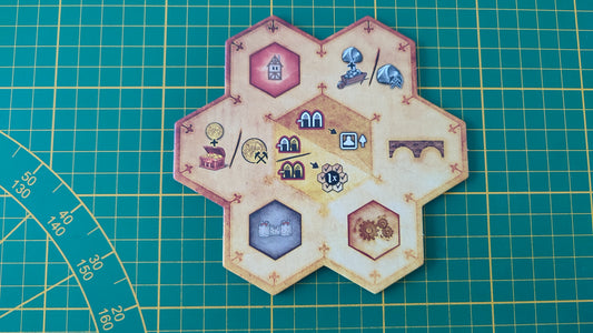 Plateau action n°2 Praga Caput Regni vladimir suchy Delicious Games pièce détachée jeu de société #E34