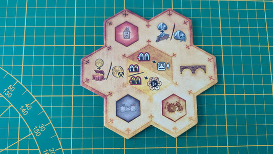 Plateau action n°4 Praga Caput Regni vladimir suchy Delicious Games pièce détachée jeu de société #E34