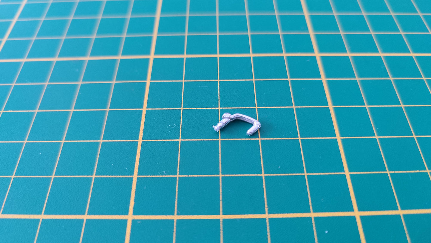 Poignée de porte pièce détachée miniature Bburago Burago Porsche 356B 1961 1/18 1/18e 1/18ème #B99