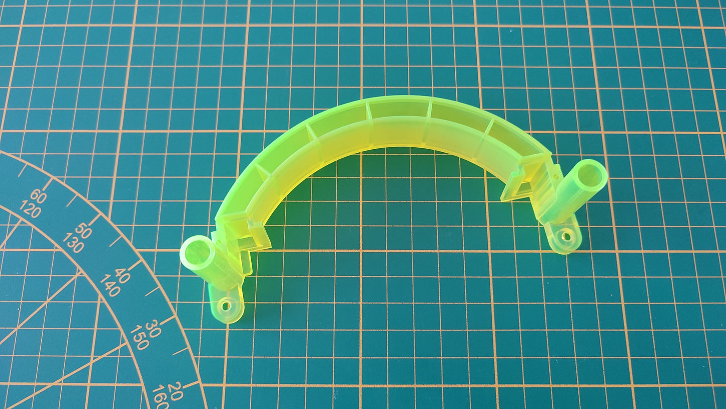 Poignée de transport jaune transparent pièce détachée pour console de jeux Nintendo Game cube DOL-101 DOL-001