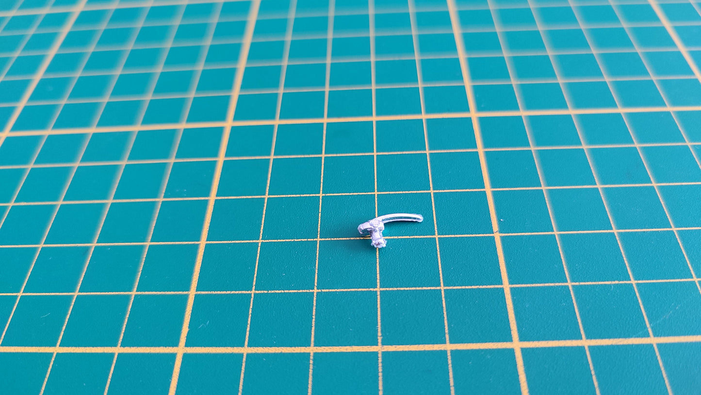 Poignée extérieure droite pièce détachée miniature Burago Bburago Volkswagen Beetle 1955 1/18 1/18e 1/18ème #C59