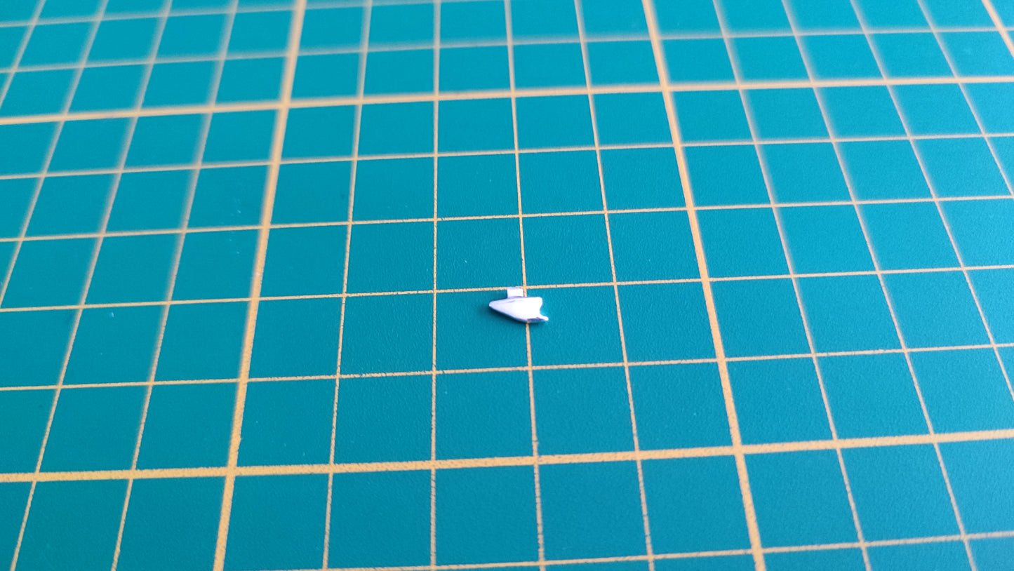 Poignée ouverture pièce détachée miniature 1/18 Solido Citroën traction type 11 B 1938 #C27