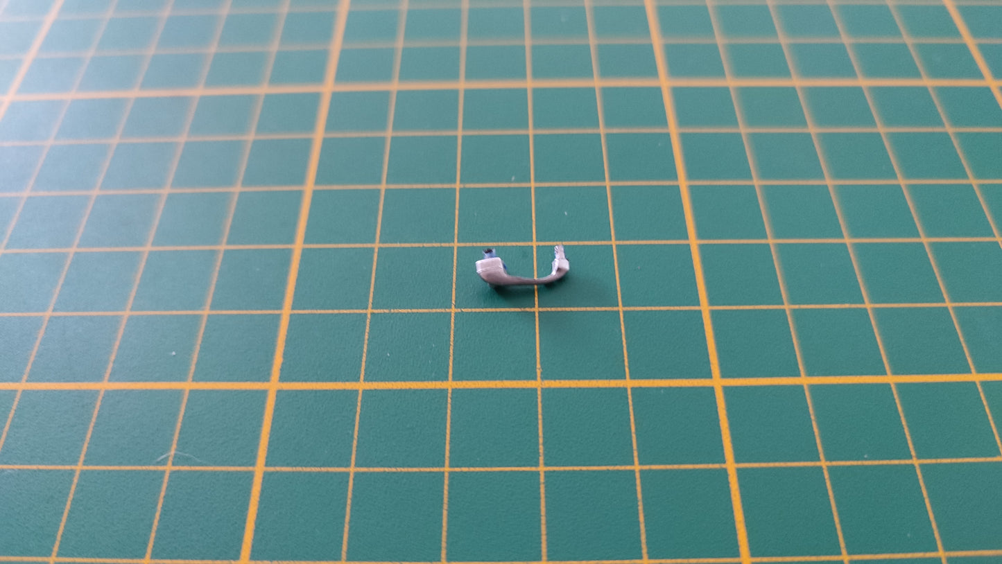 Poignée porte droite pièce détachée miniature Altaya Renault Alpine A110 Wrc 1/18 1/18e 1/18ème #C10