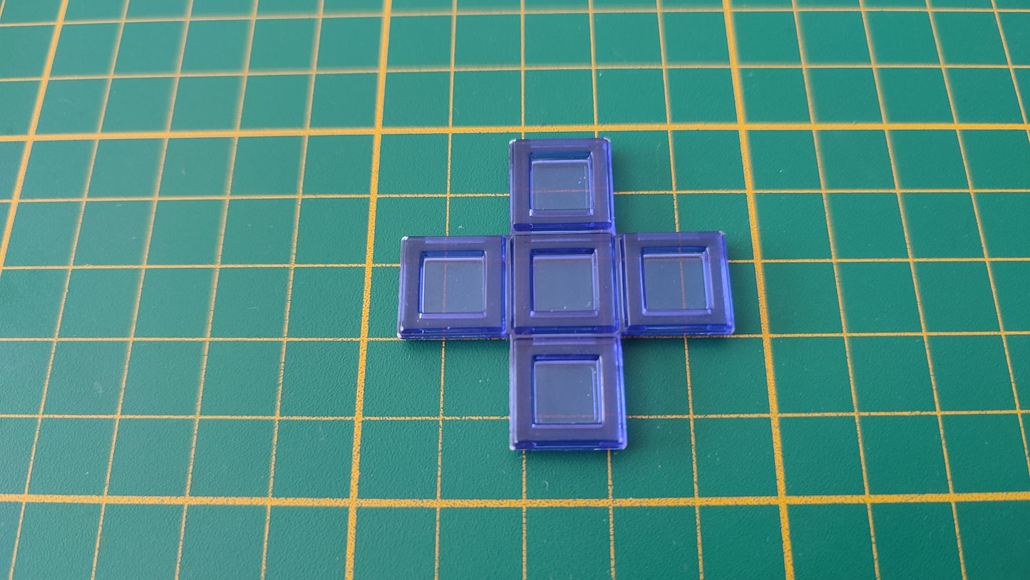 Polyominos bleu pentomino X pièce détachée jeu de société Blokus #E53