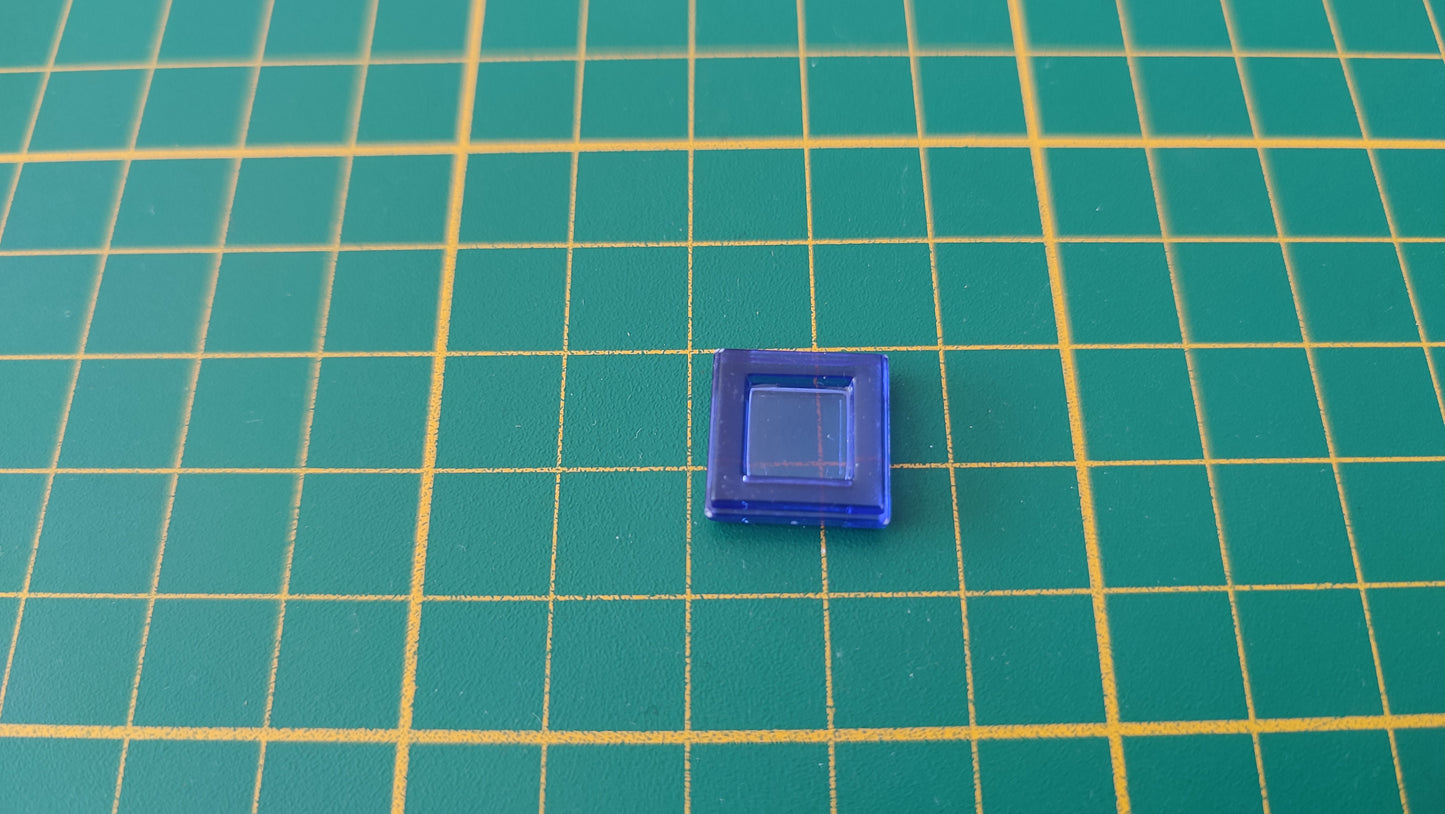 Polyominos bleu pentomino carré 1x1 pièce détachée jeu de société Blokus #E53