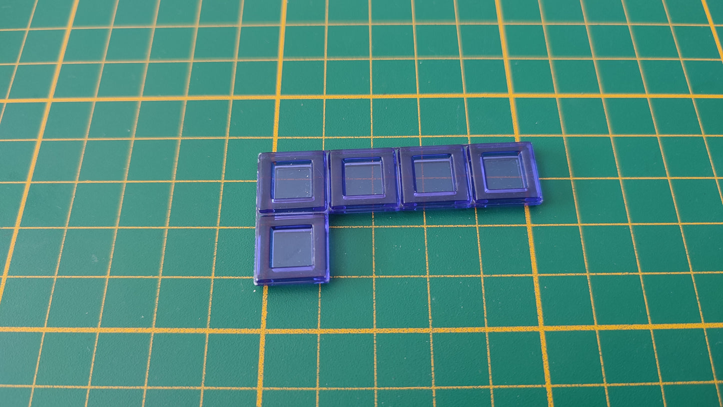 Polyominos bleu pentominos en L pièce détachée jeu de société Blokus #E53