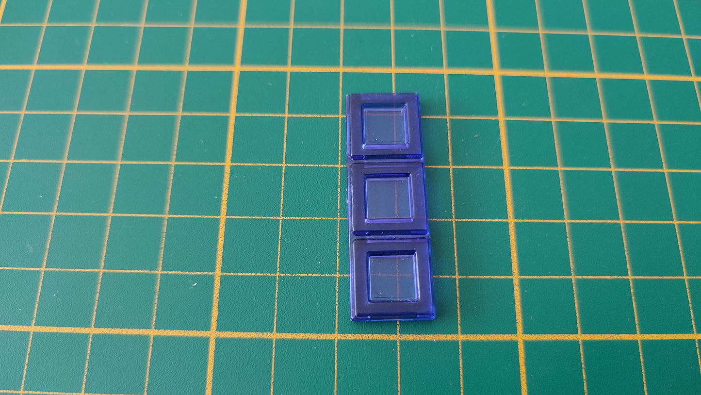 Polyominos bleu triominos en I pièce détachée jeu de société Blokus #E53