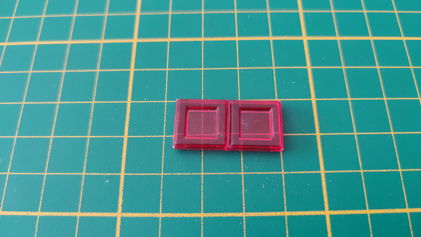 Polyominos rouge domino pièce détachée jeu de société Blokus #E53
