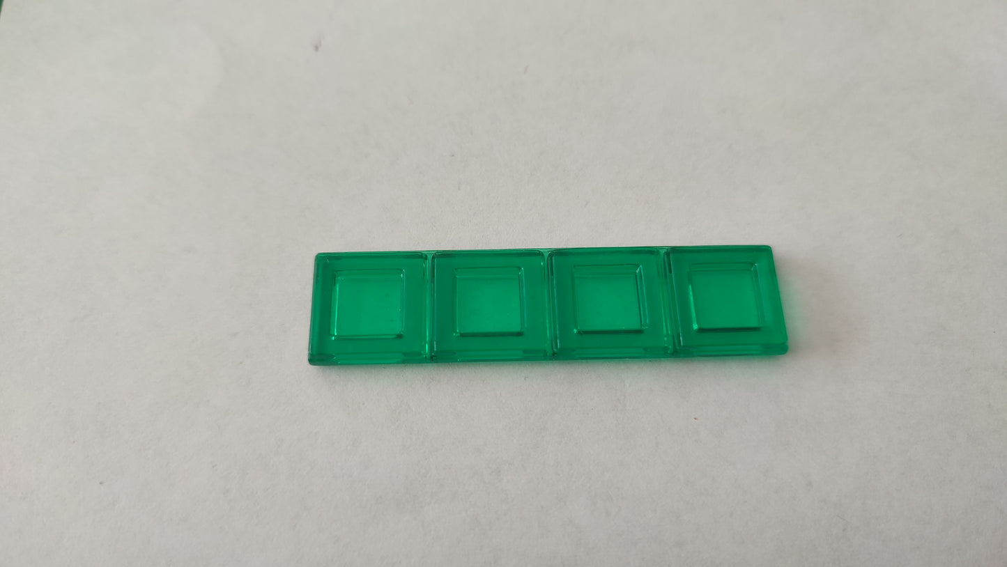 Polyominos vert tétrominos en I pièce détachée jeu de société Blokus #E53