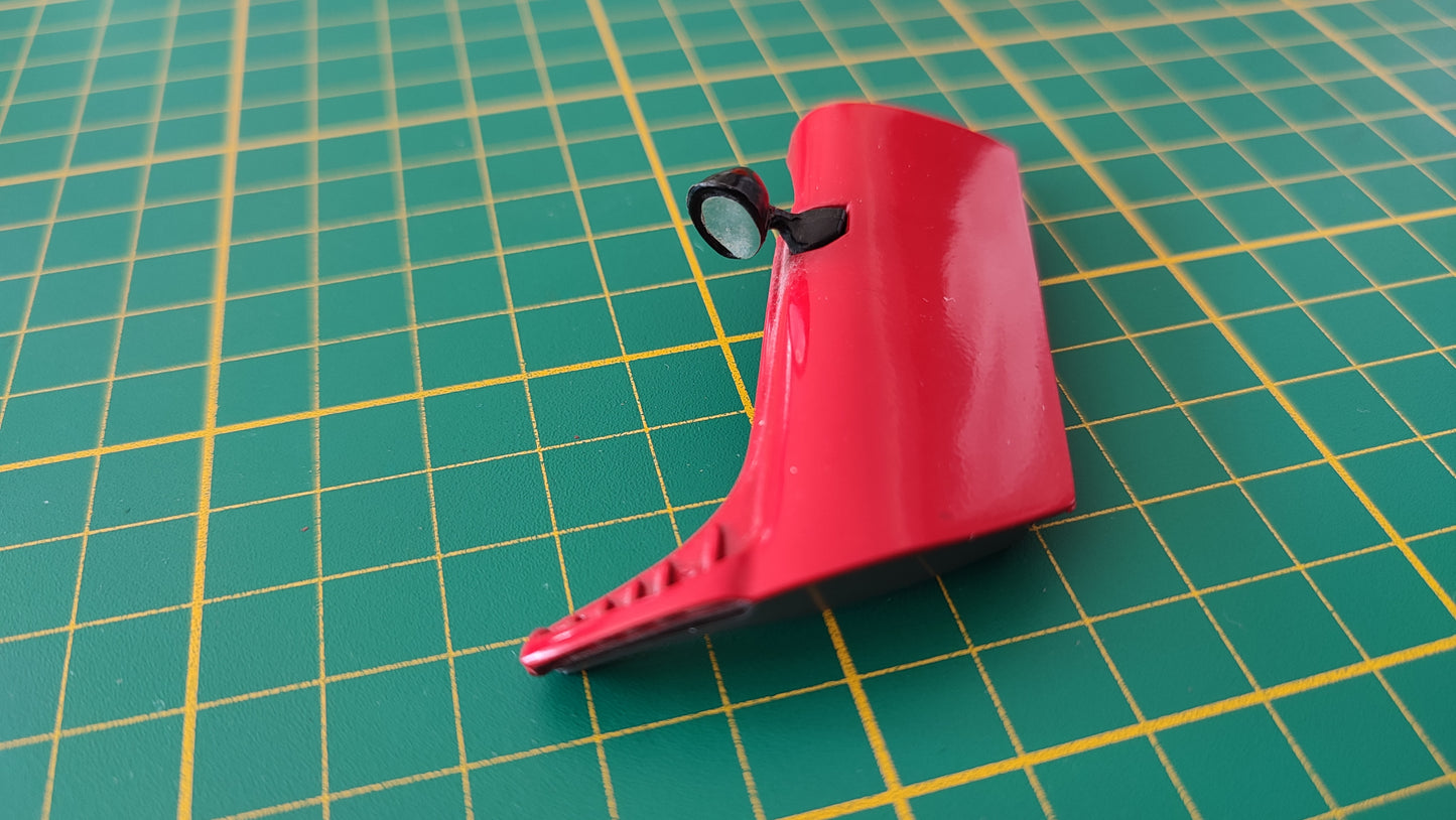 Porte droite pièce détachée miniature Tonka Polistil Lamborghini Miura 1/18 1/18e 1/18ème #D25