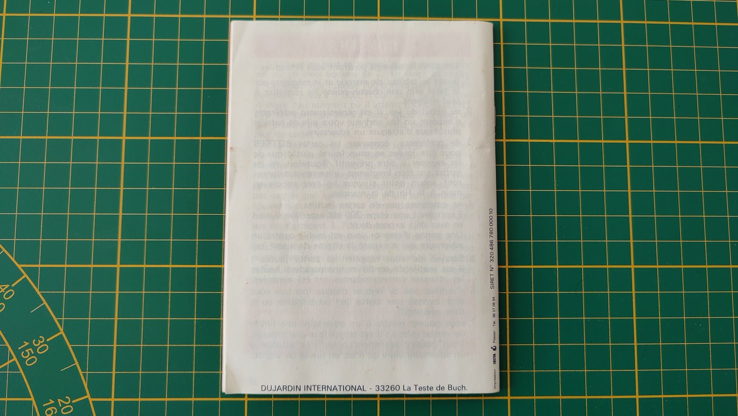 Règles du jeu V4 pièce détachée jeu de société 1000 mille bornes Dujardin #B96