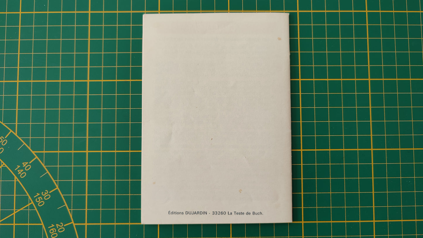 Règles du jeu V5 pièce détachée jeu de société 1000 mille bornes Dujardin #B96