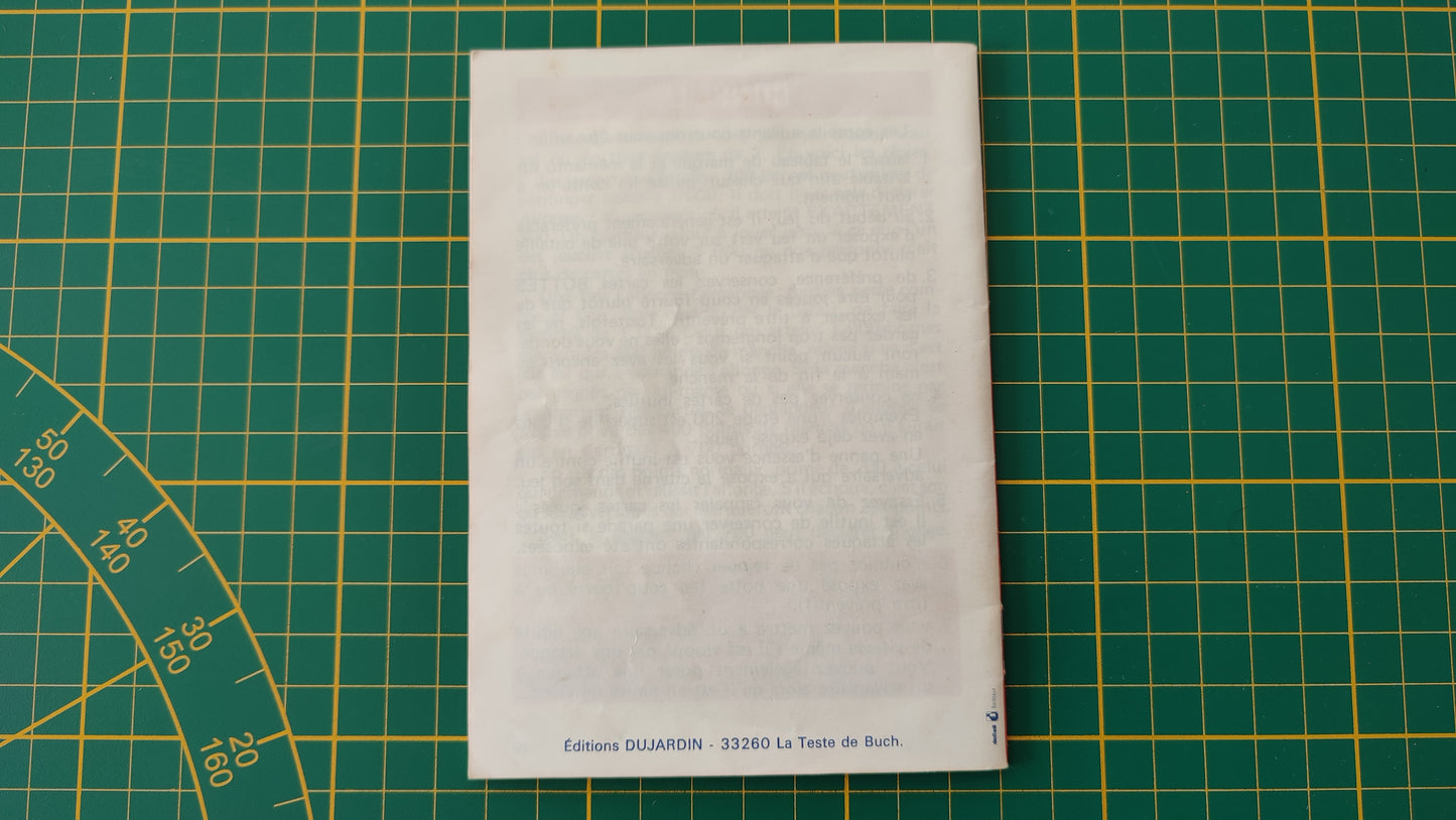 Règles du jeu pièce détachée jeu de société 1000 mille bornes Dujardin #B96