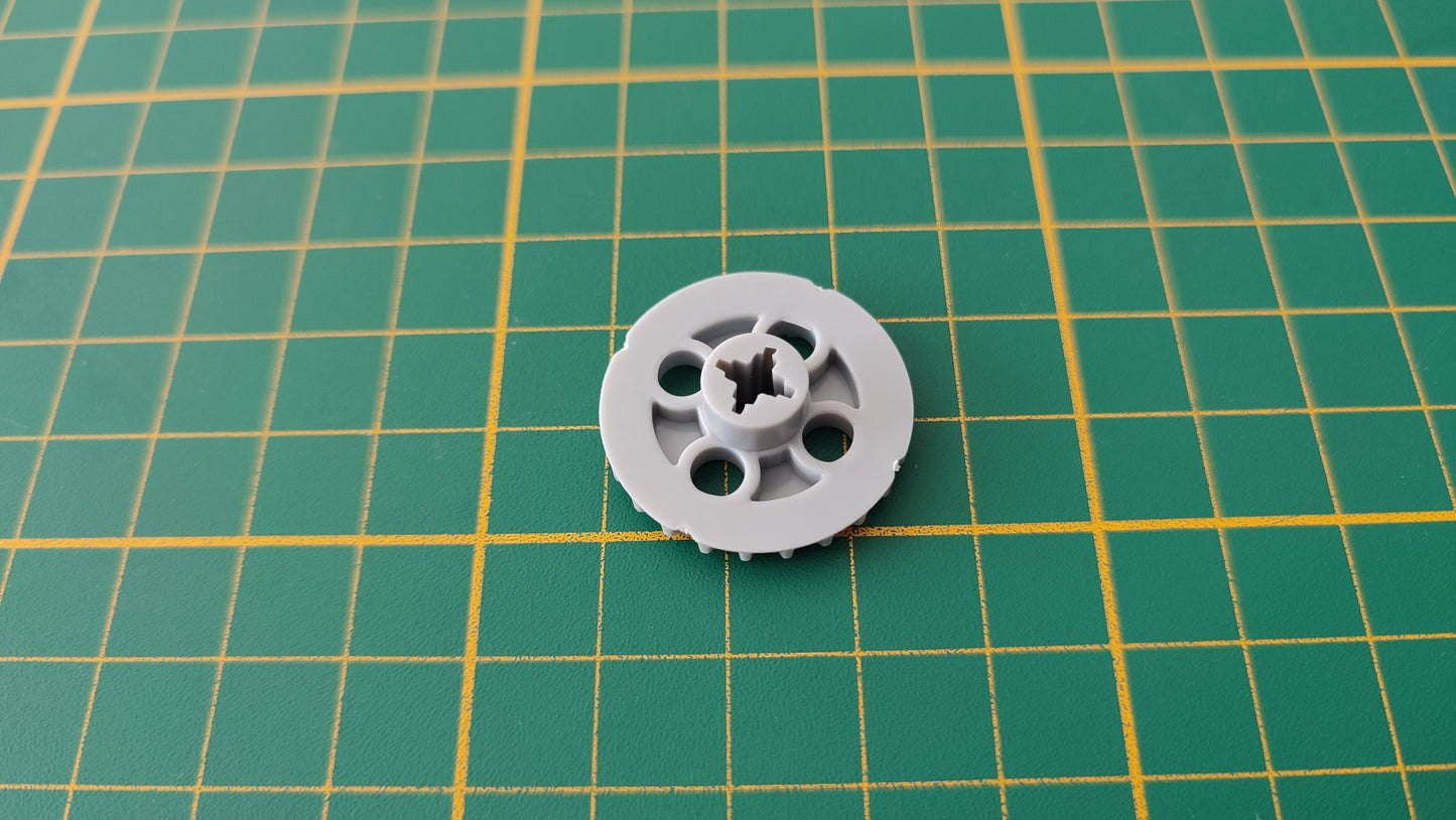 Roue grise 24 dents pièce détachée Clementoni mon atelier de mécanique 52498 Exploration antarctique #E21