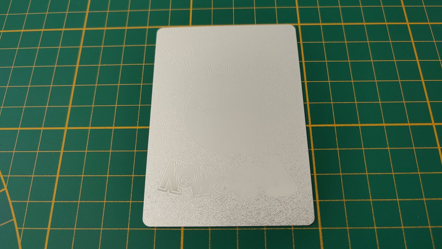 Sandaconda Vmax carte illustration Pokémon cosplay couleur argent anglaise #SP