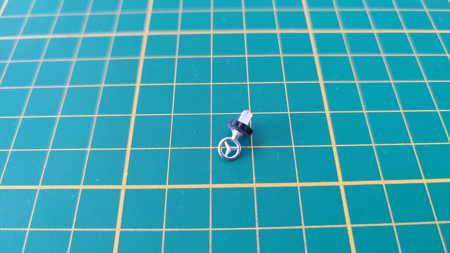 Sigle Mercedes calandre pièce détachée miniature Bburago Burago Mercedes-Benz SSK 1928 1/18 1/18e 1/18ème #B86