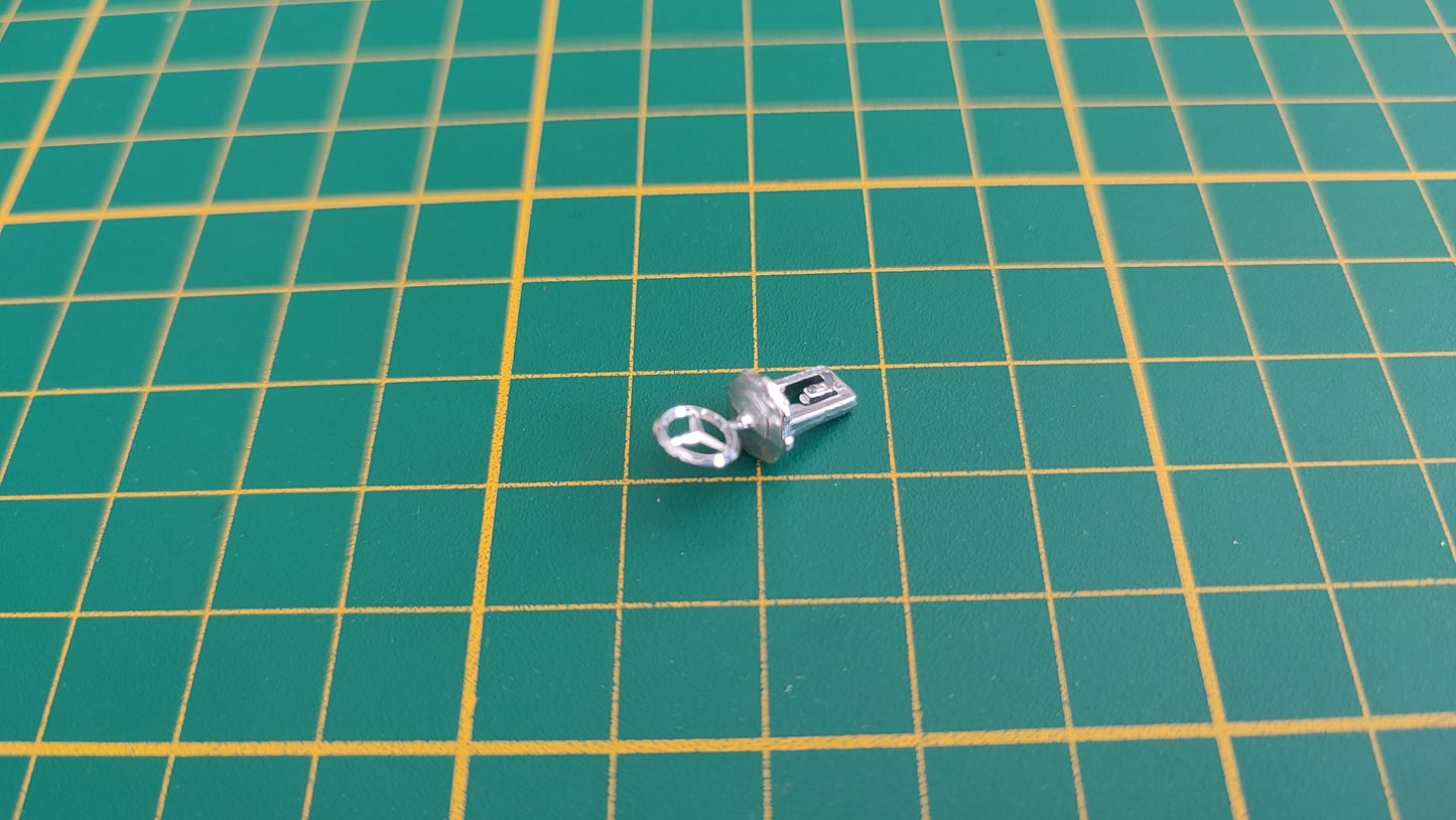 Sigle calandre avant pièce détachée miniature Mercedes Benz 500 K Roadster 1936 Bburago Burago 1/20 1/20e 1/20eme #D02