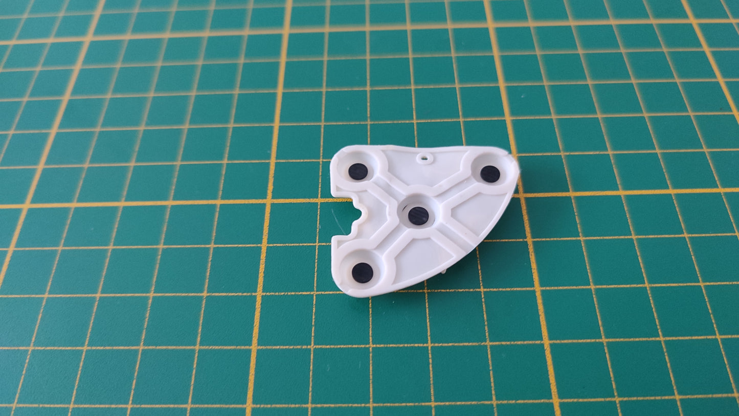 Support bouton A B X Y pièce détachée manette de jeux vidéo Nintendo Game cube Gamecube Bigben GCPADW #E35