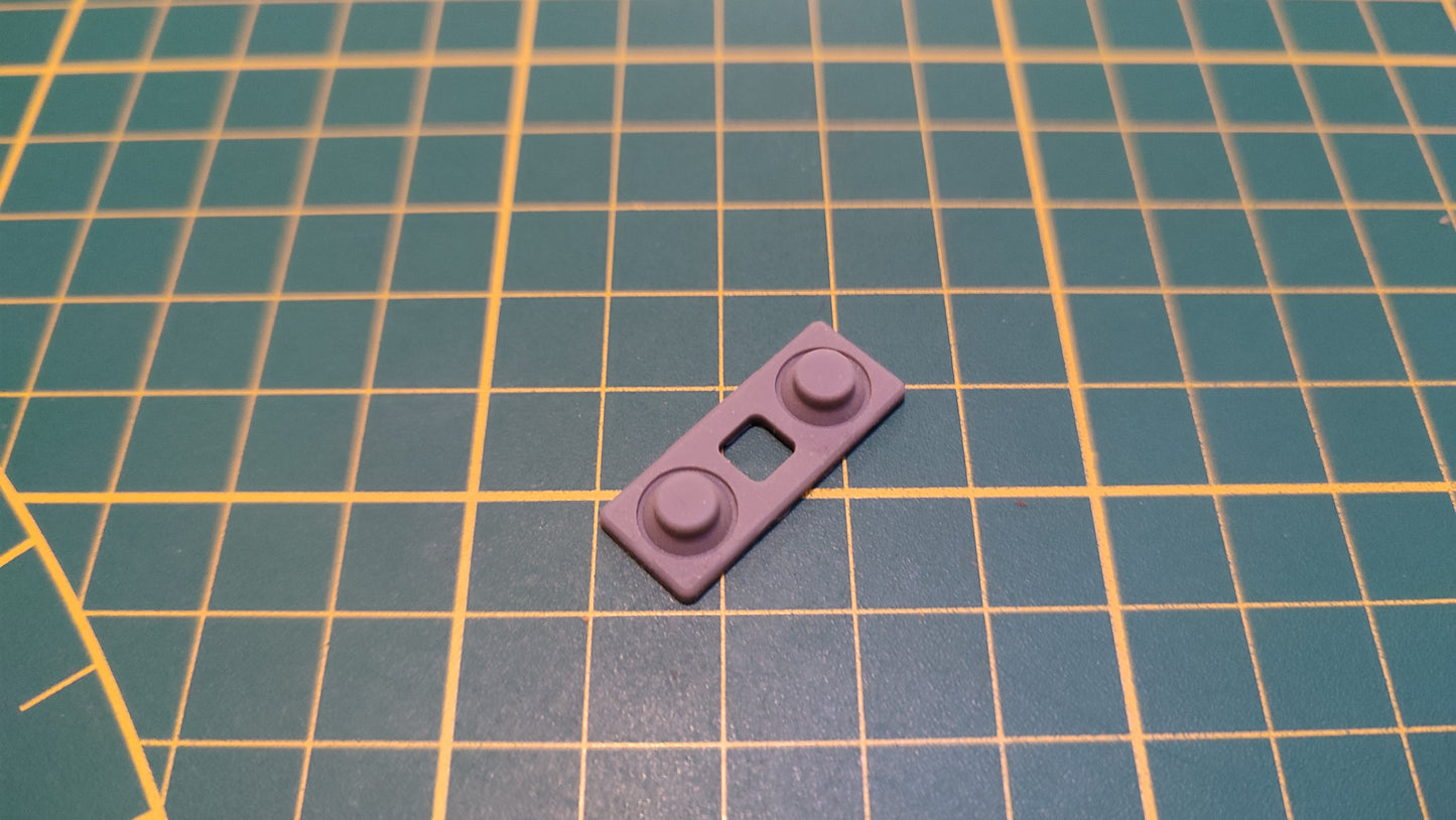 Support bouton L ou R caoutchouc pièce détachée manette grise Playstation Sony SCPH-1080 #C38