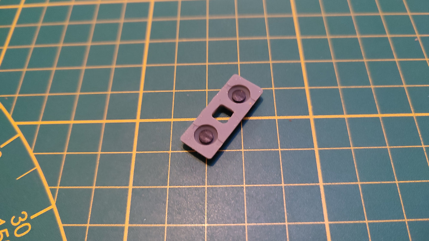 Support bouton L ou R caoutchouc pièce détachée manette grise Playstation Sony SCPH-1080 #C38
