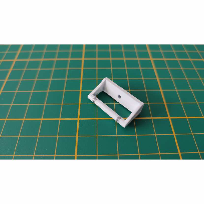 Support de charnière de portière 88F n°88 pièce détachée Porsche 911 Carrera RS 2.7 1/8 1/8ème Altaya