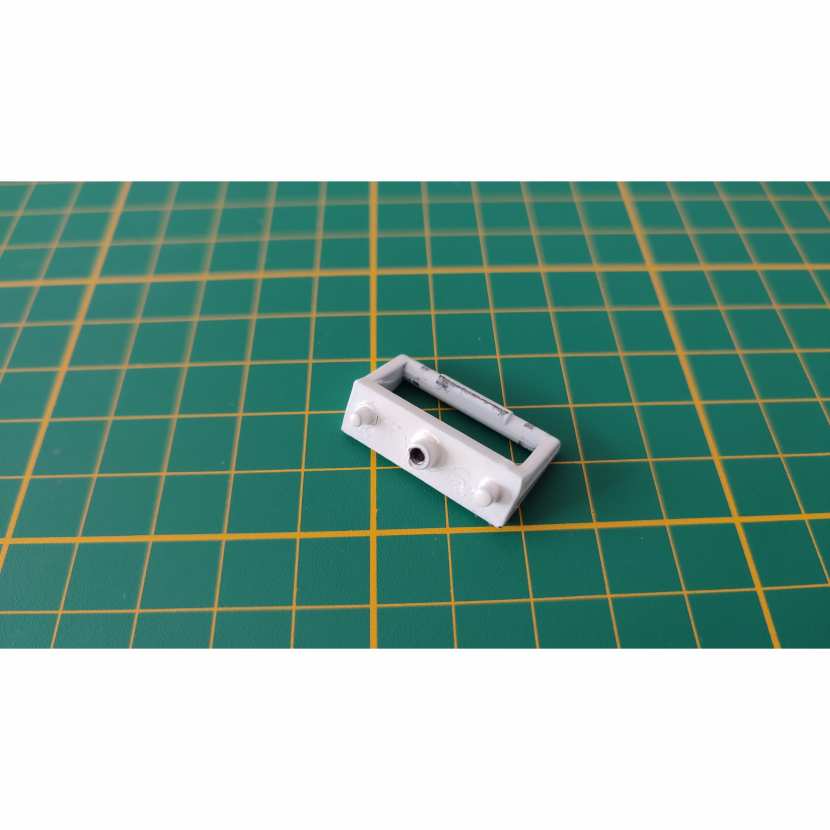Support de charnière de portière 88F n°88 pièce détachée Porsche 911 Carrera RS 2.7 1/8 1/8ème Altaya