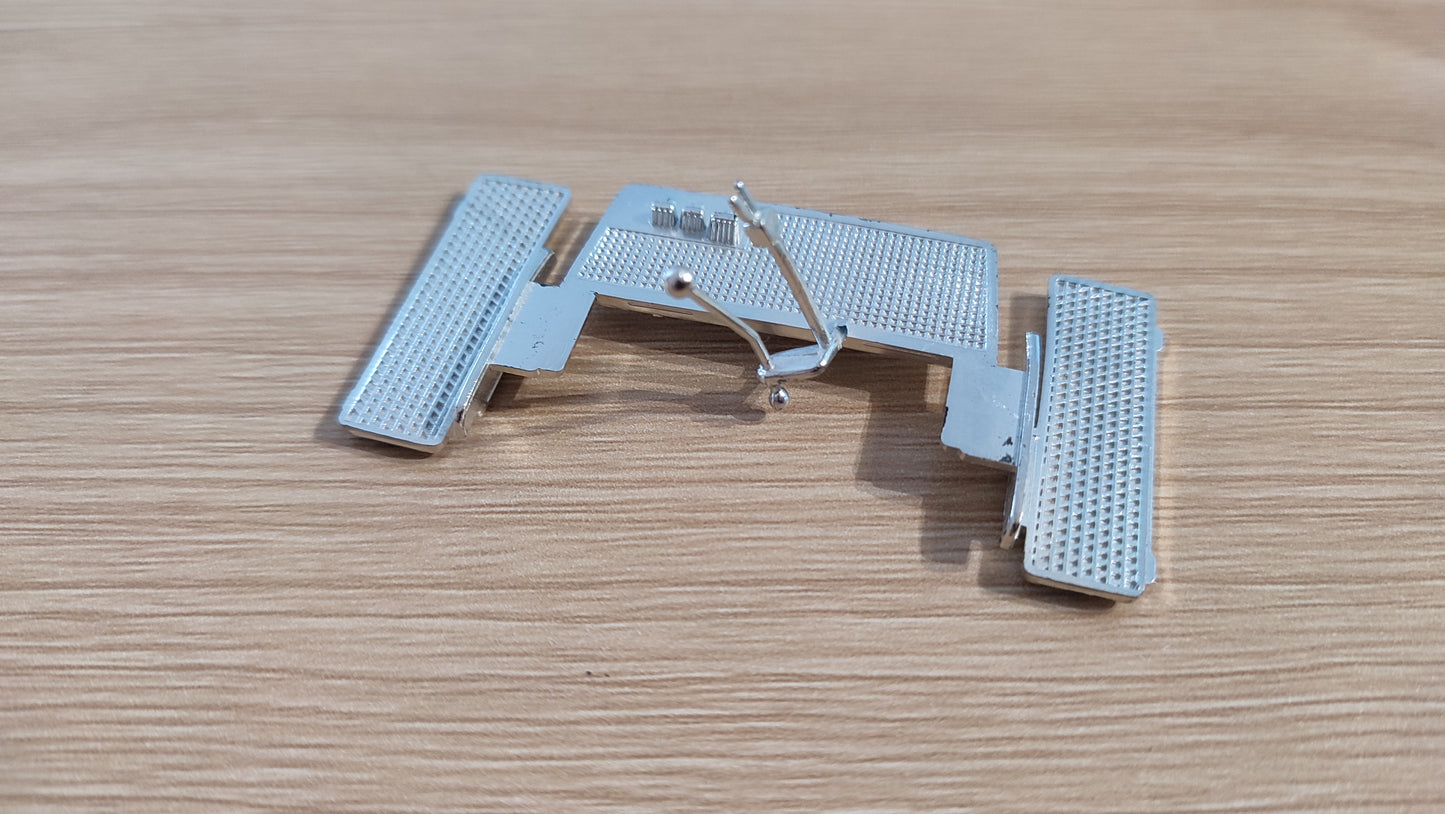 Support pédalier + levier pièce détachée miniature Bburago Burago Mercedes-Benz SSK 1928 1/24 1/24e 1/24ème #C11