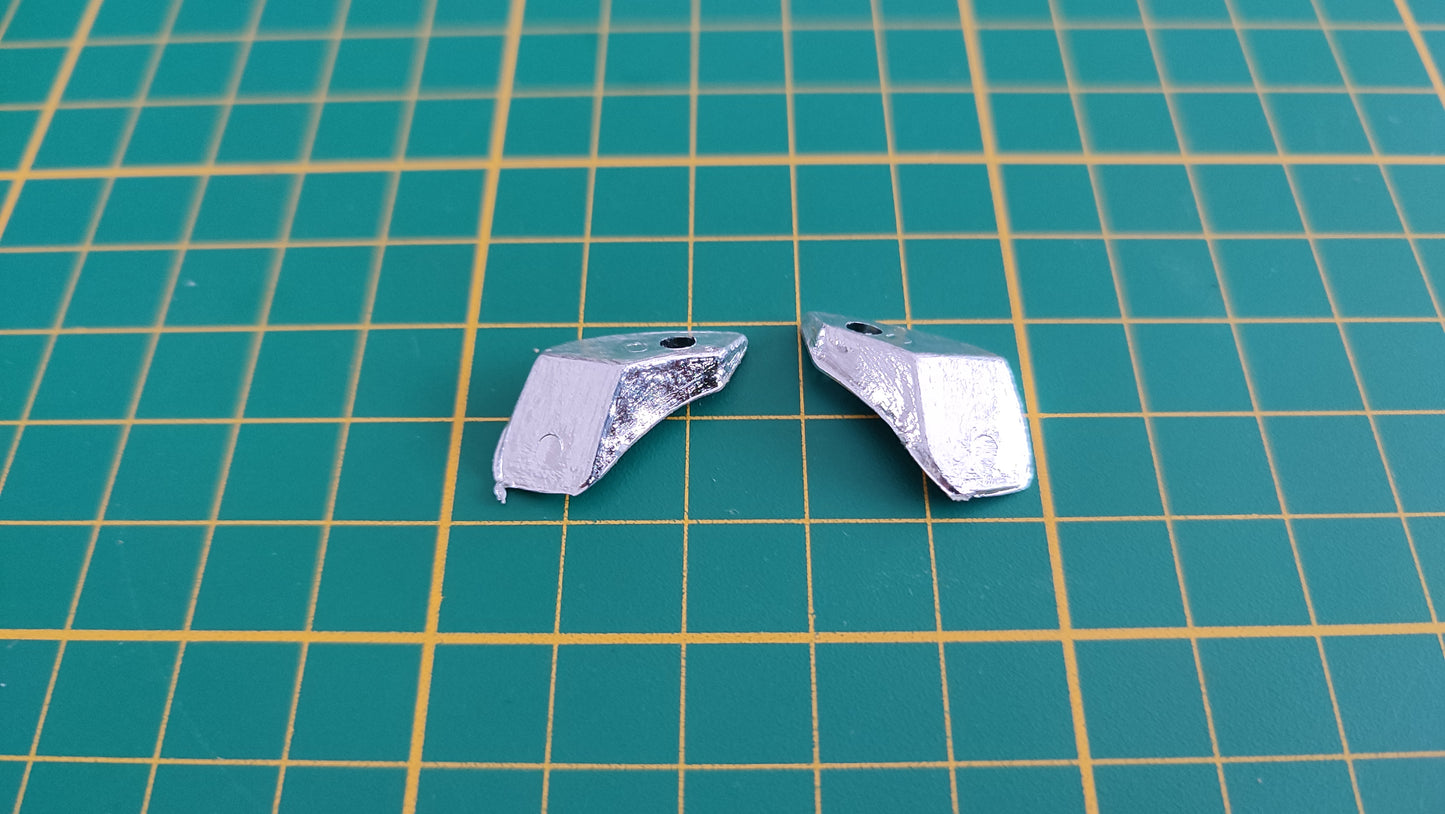 Supports phares avant pièce détachée miniature Maisto Porsche Boxster 1/18 1/18e 1/18ème #C01