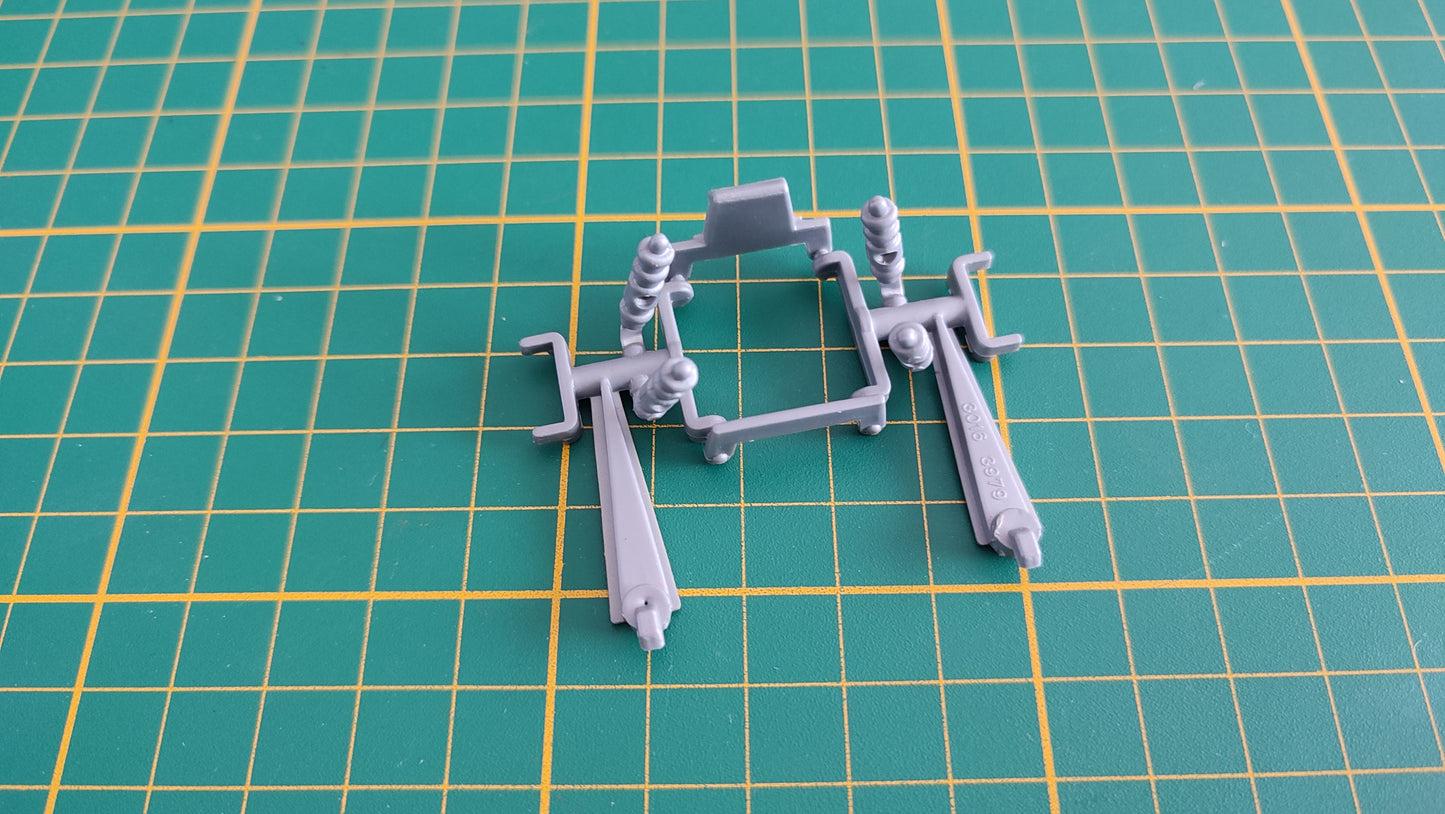 Suspension arrière pièce détachée miniature Bburago Burago Jaguar type E 1961 1/18 1/18e 1/18ème #C64