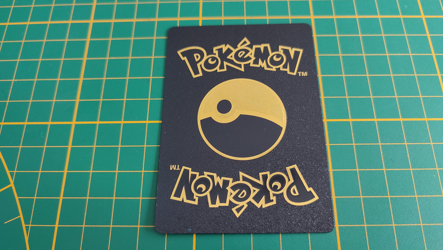 Sylveroy Cavalier du froid Vmax carte illustration Pokémon cosplay couleur noir française #C18-2