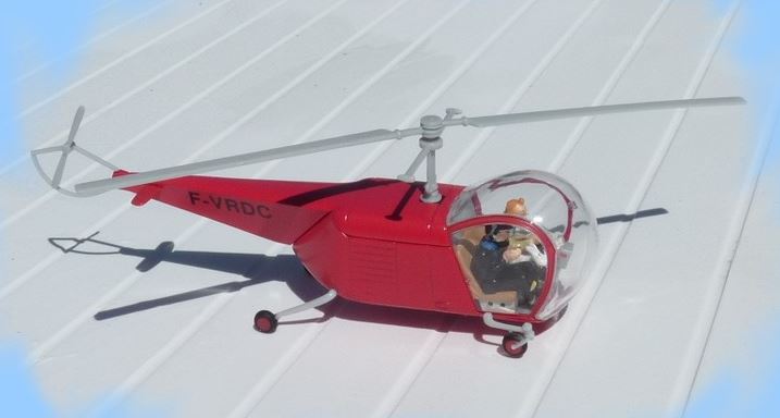 Tintin N°48 – Hélicoptère rouge – Atlas 1/43