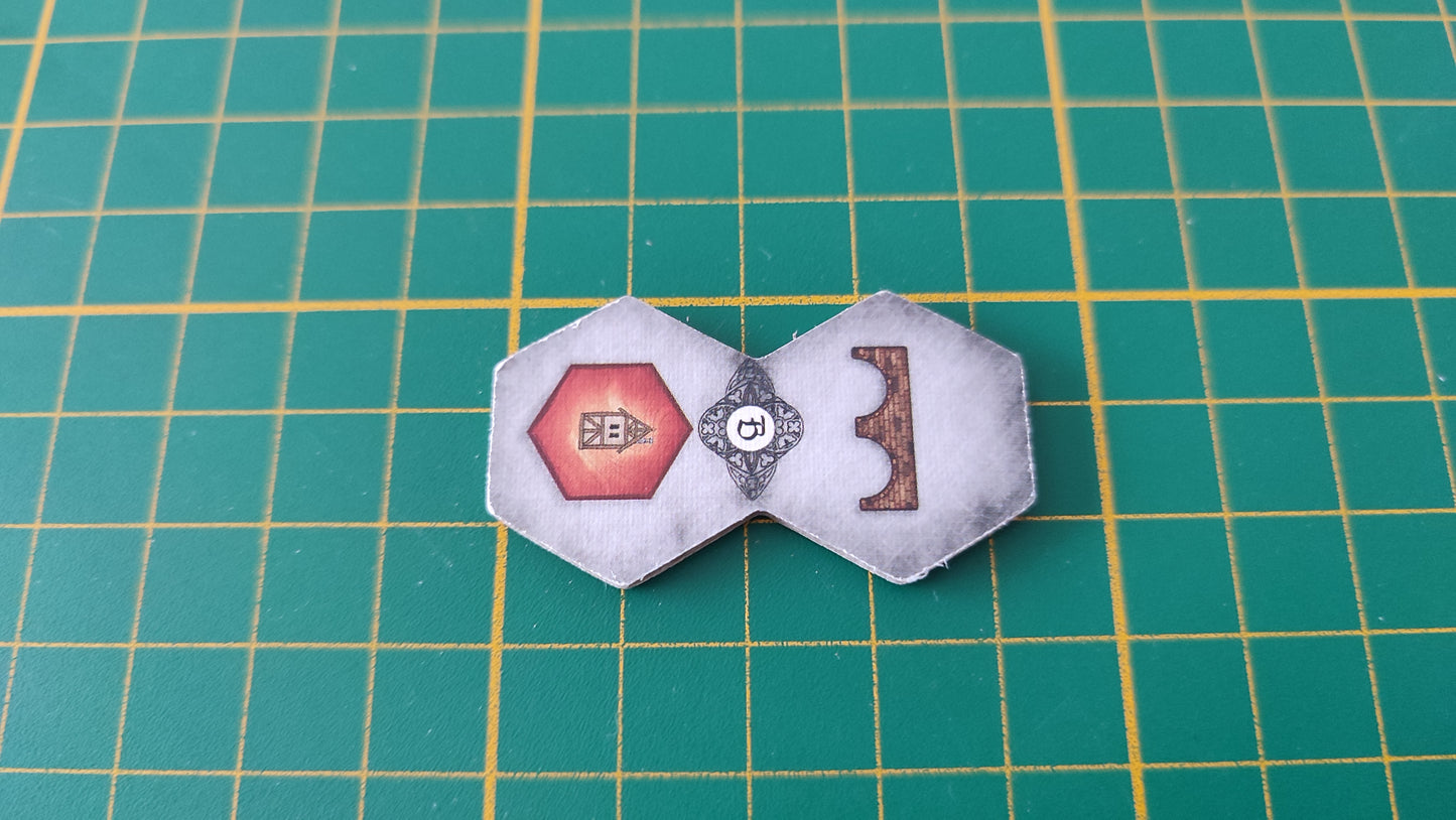 Tuile action n°1 Praga Caput Regni vladimir suchy Delicious Games pièce détachée jeu de société #E34