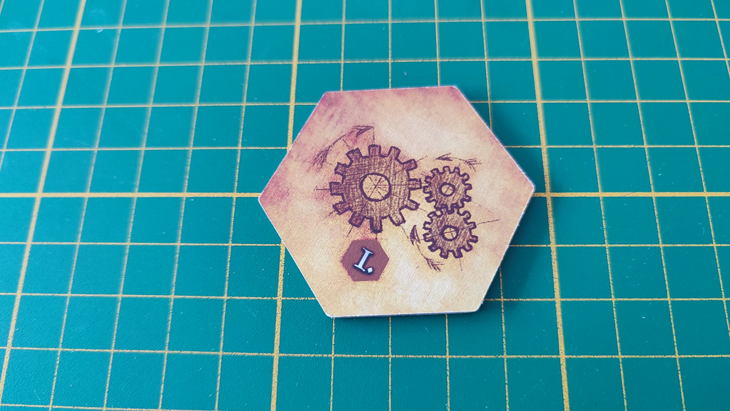 Tuile amélioration n°10 Praga Caput Regni vladimir suchy Delicious Games pièce détachée jeu de société #E34