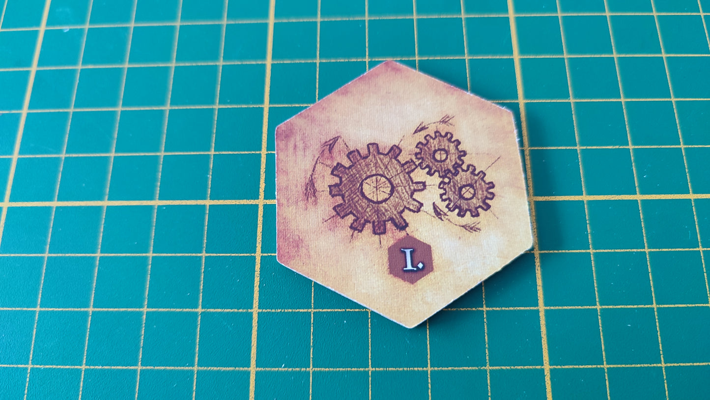 Tuile amélioration n°11 Praga Caput Regni vladimir suchy Delicious Games pièce détachée jeu de société #E34