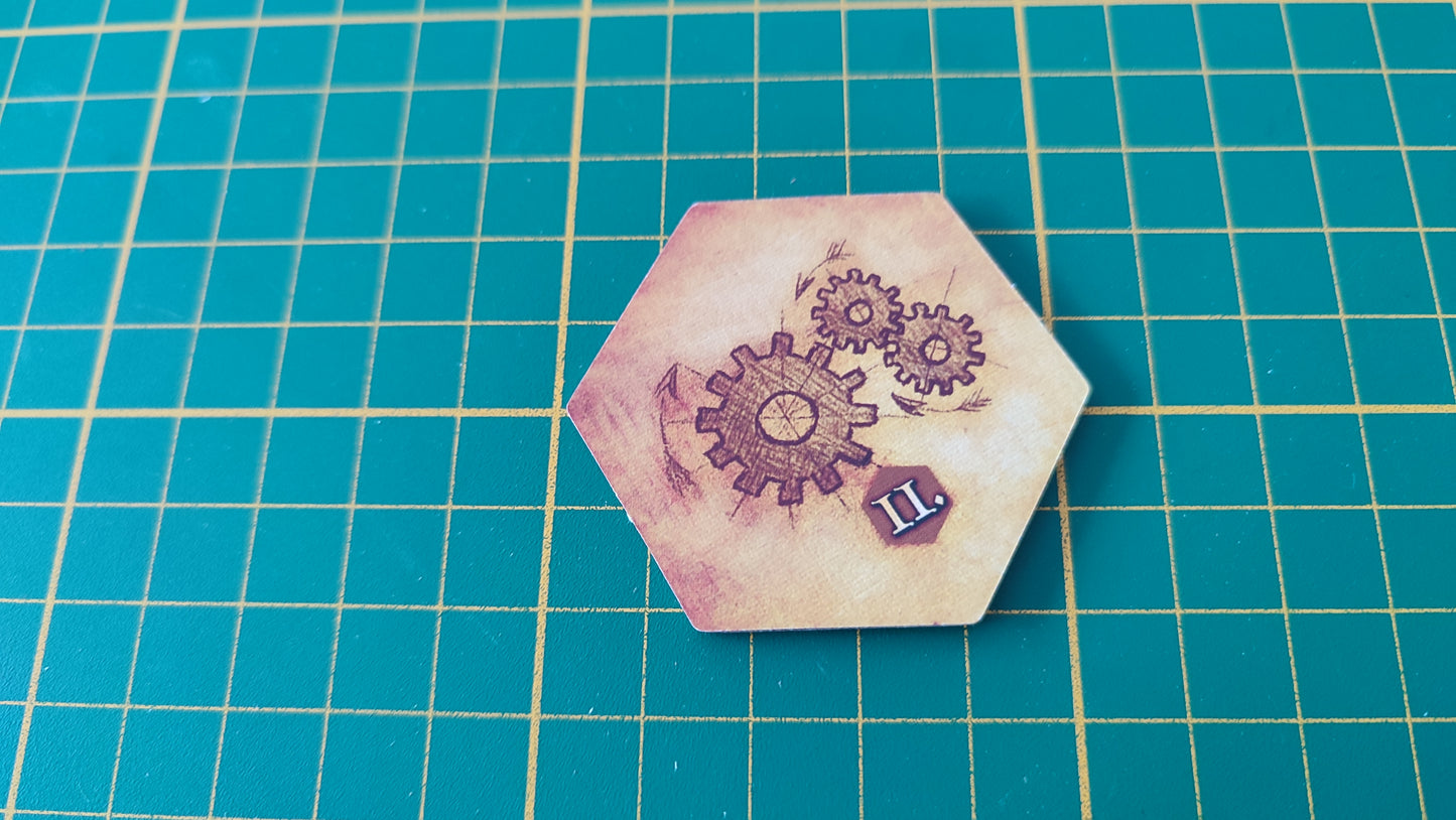 Tuile amélioration n°15 Praga Caput Regni vladimir suchy Delicious Games pièce détachée jeu de société #E34