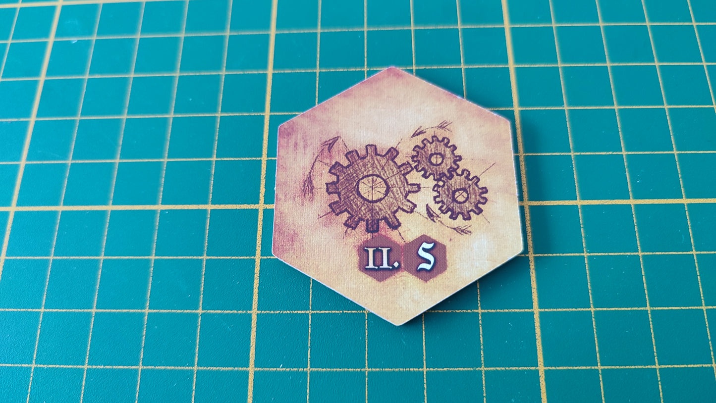 Tuile amélioration n°16 Praga Caput Regni vladimir suchy Delicious Games pièce détachée jeu de société #E34