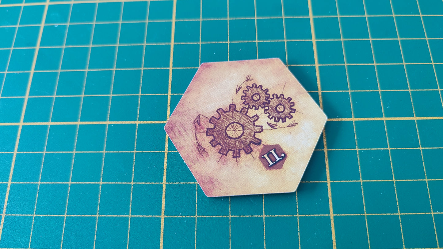 Tuile amélioration n°17 Praga Caput Regni vladimir suchy Delicious Games pièce détachée jeu de société #E34