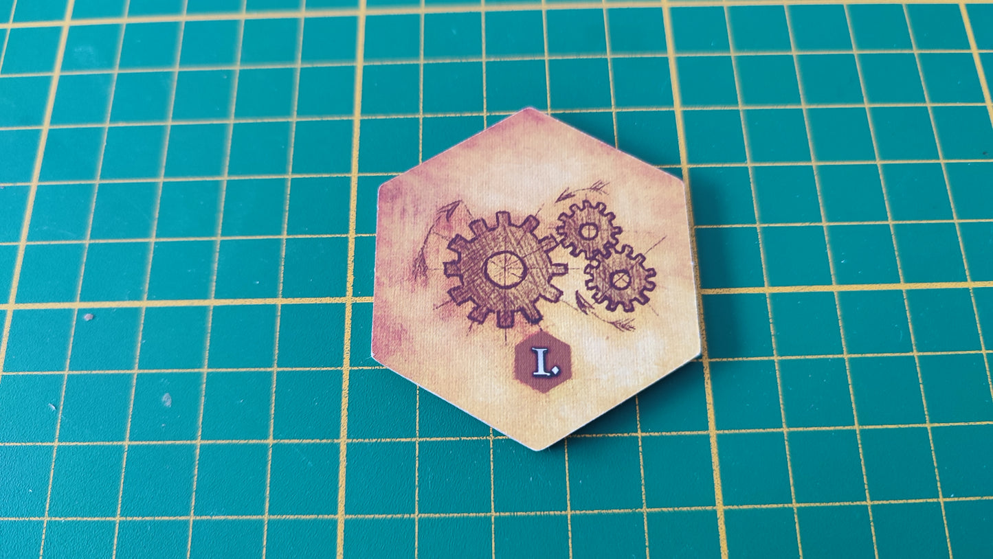 Tuile amélioration n°1 Praga Caput Regni vladimir suchy Delicious Games pièce détachée jeu de société #E34