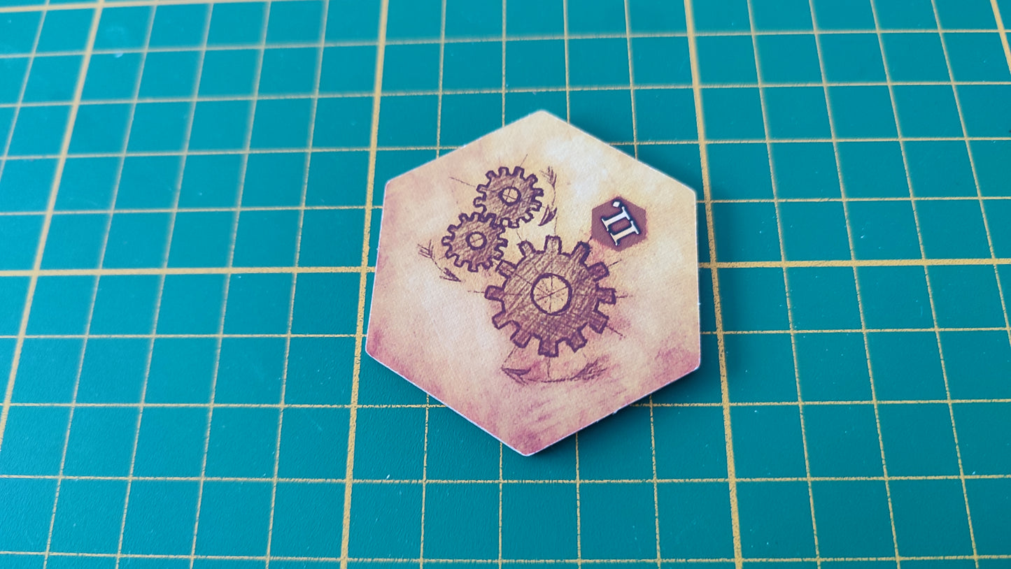 Tuile amélioration n°24 Praga Caput Regni vladimir suchy Delicious Games pièce détachée jeu de société #E34