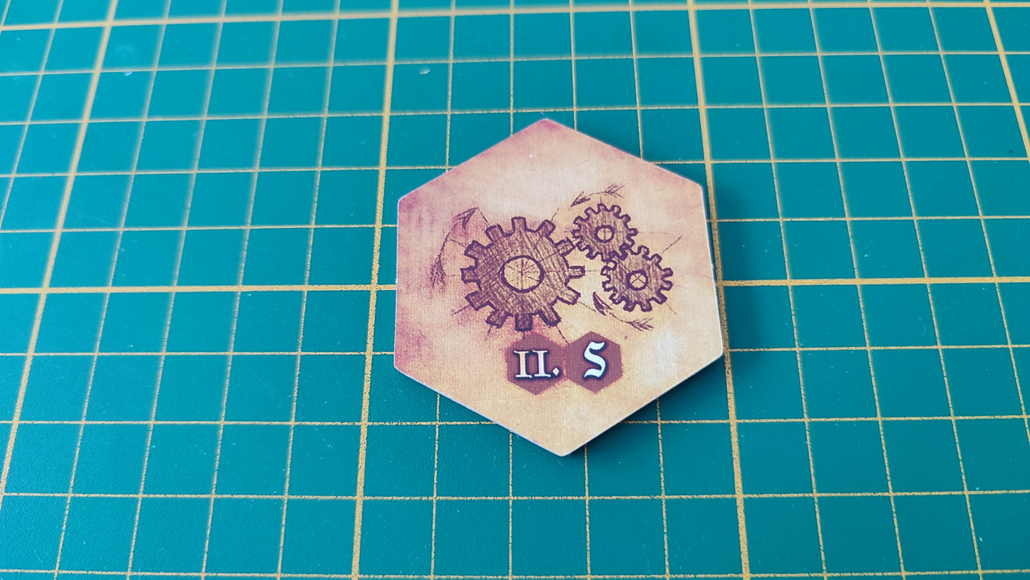 Tuile amélioration n°27 Praga Caput Regni vladimir suchy Delicious Games pièce détachée jeu de société #E34