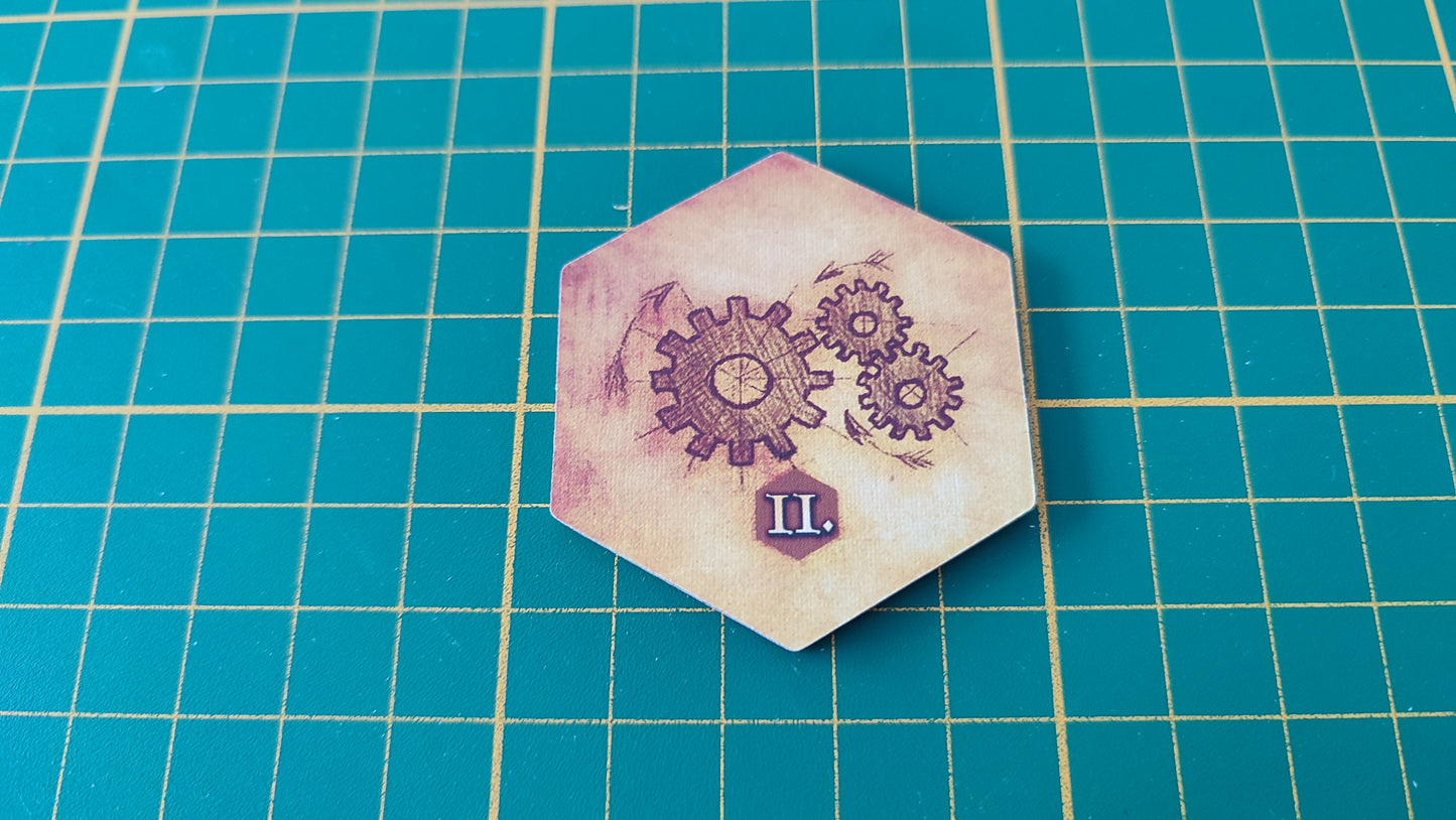 Tuile amélioration n°28 Praga Caput Regni vladimir suchy Delicious Games pièce détachée jeu de société #E34