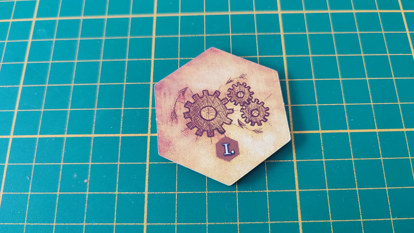 Tuile amélioration n°2 Praga Caput Regni vladimir suchy Delicious Games pièce détachée jeu de société #E34