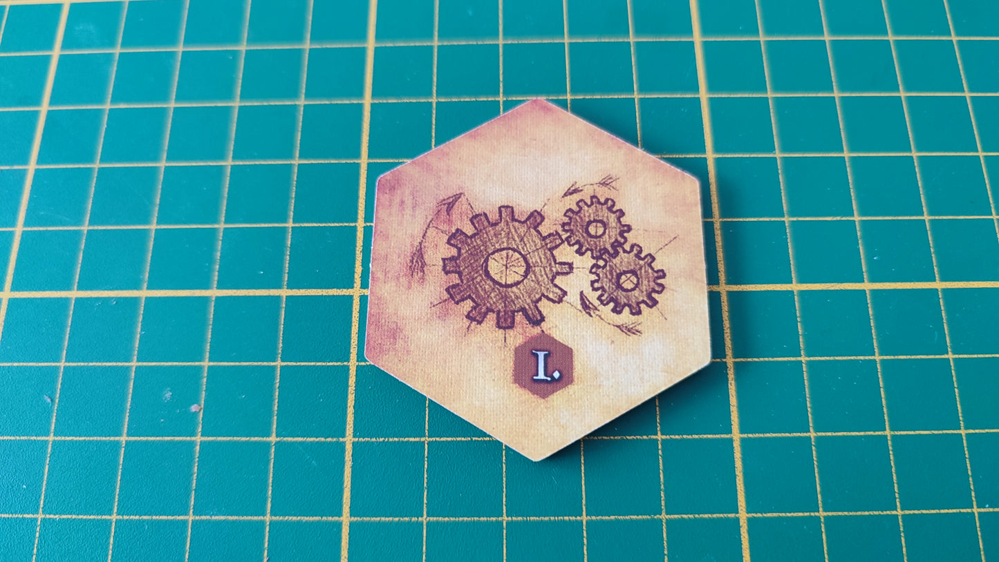 Tuile amélioration n°3 Praga Caput Regni vladimir suchy Delicious Games pièce détachée jeu de société #E34