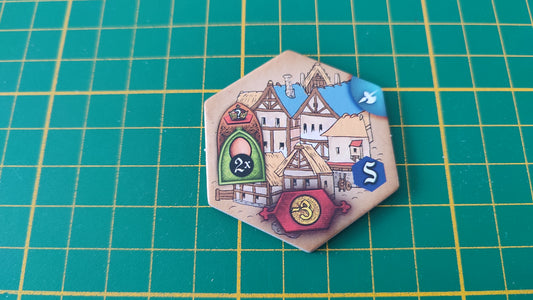 Tuile bâtiment n°23 Praga Caput Regni vladimir suchy Delicious Games pièce détachée jeu de société #E34